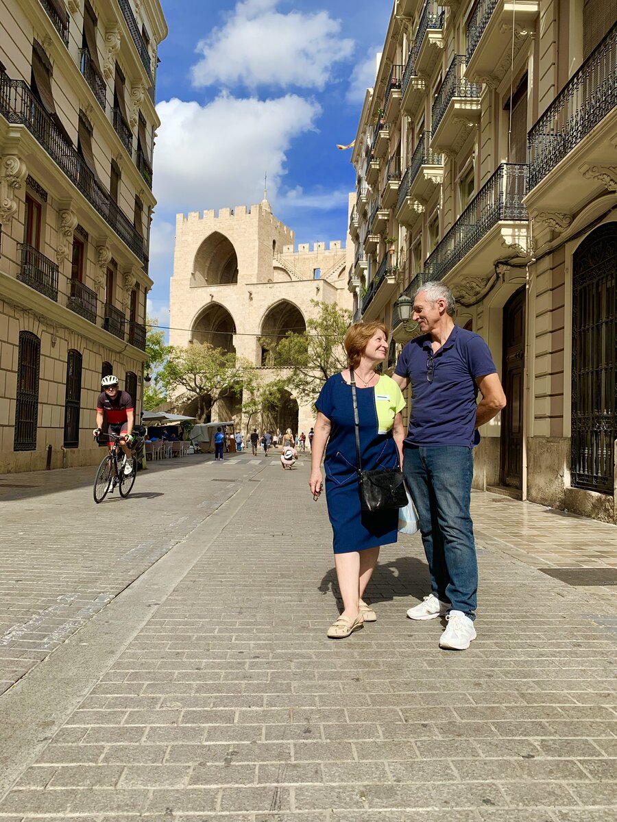 Елена и Александр Гусевы в Валенсии