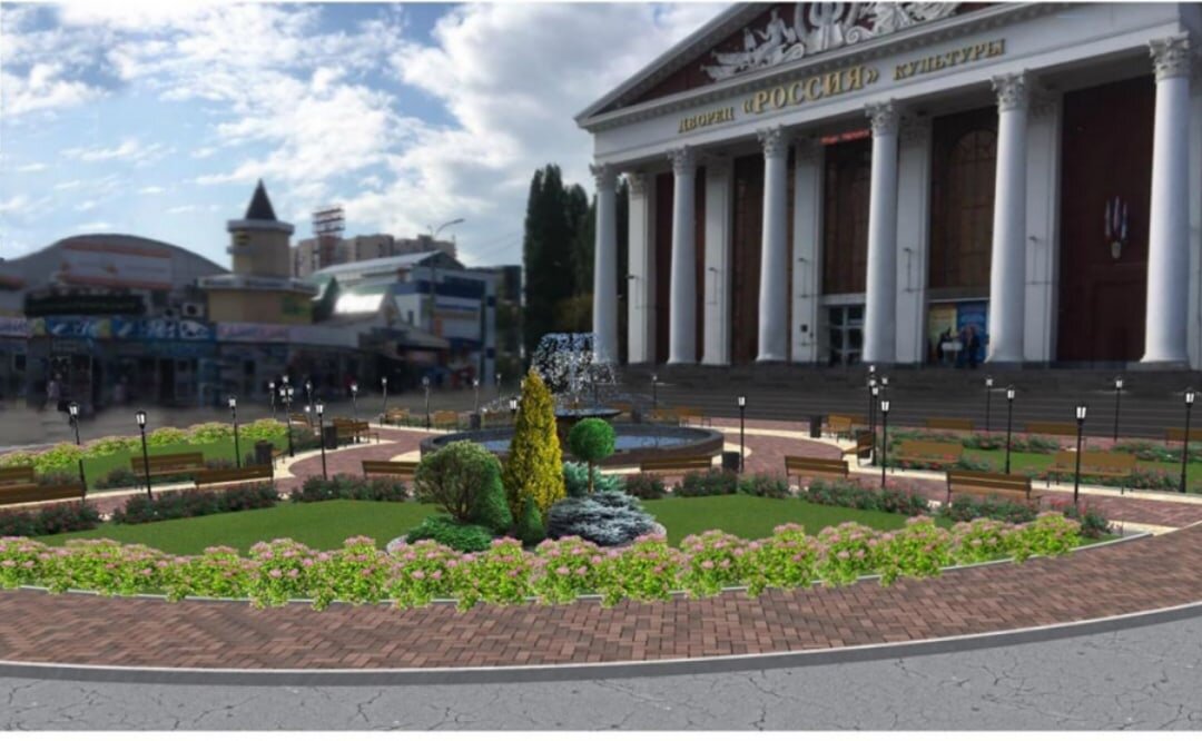 Саратов, пл. Ленина, ДК «Россия» 