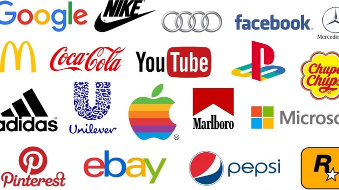 Логотипы известных брендов - сложно не запомнить. 