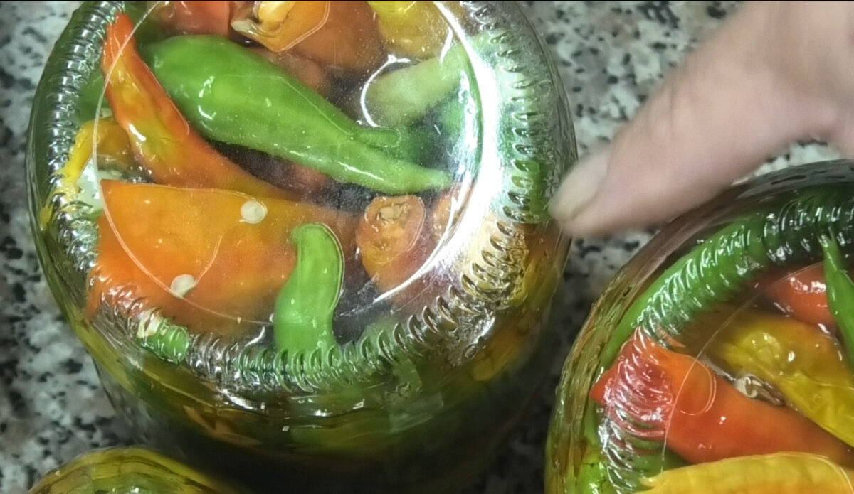 Рецепт перца в кисло сладкой заливке