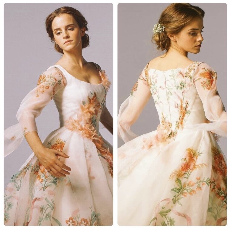 Платье Белль. Коллаж автора