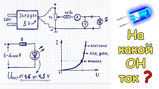 Télécharger la video: Как можно определить на какой ток и напряжение рассчитан неизвестный светодиод с помощью телефонной зарядки и простой схемы