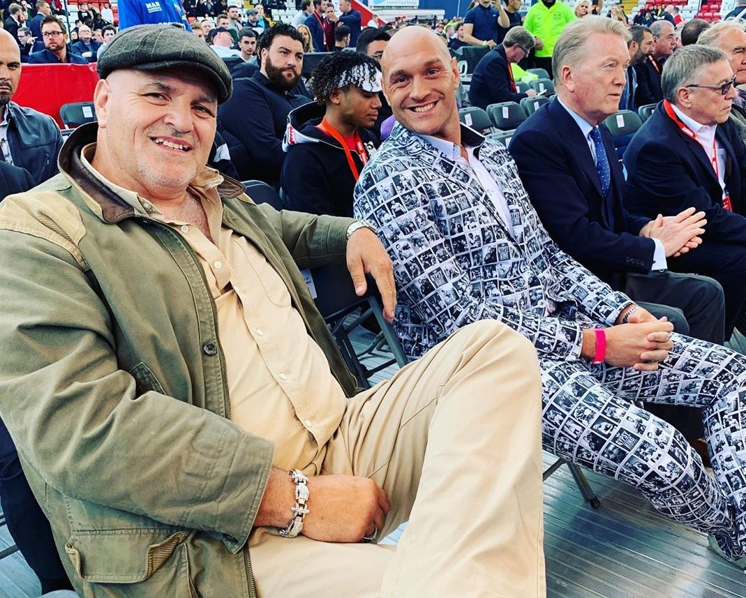 Джон Фьюри и его всем известный сын Тайсон Фьюри