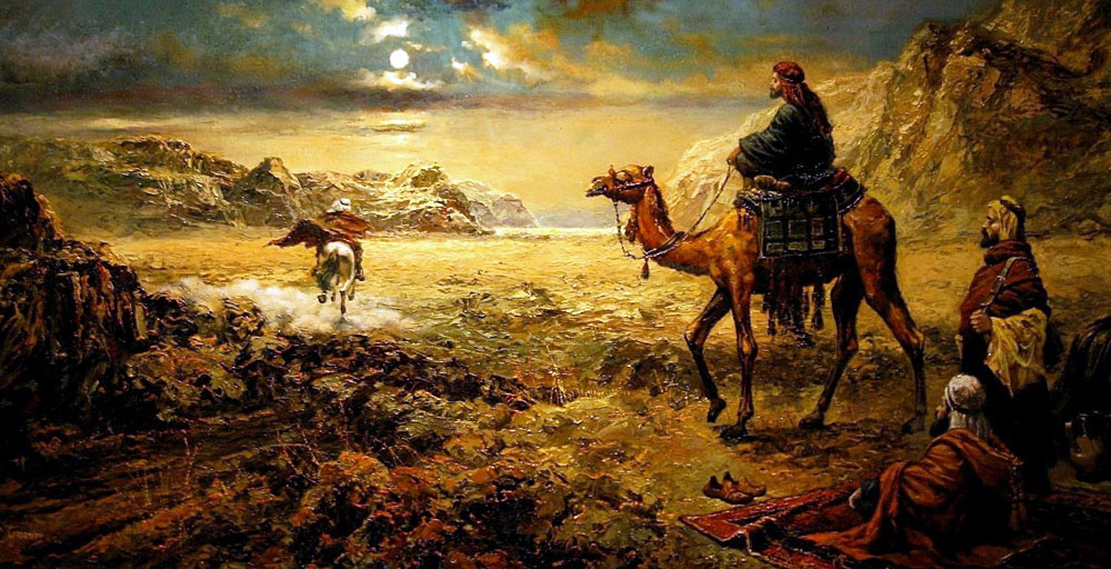 бедуины на полотне В.Горганова