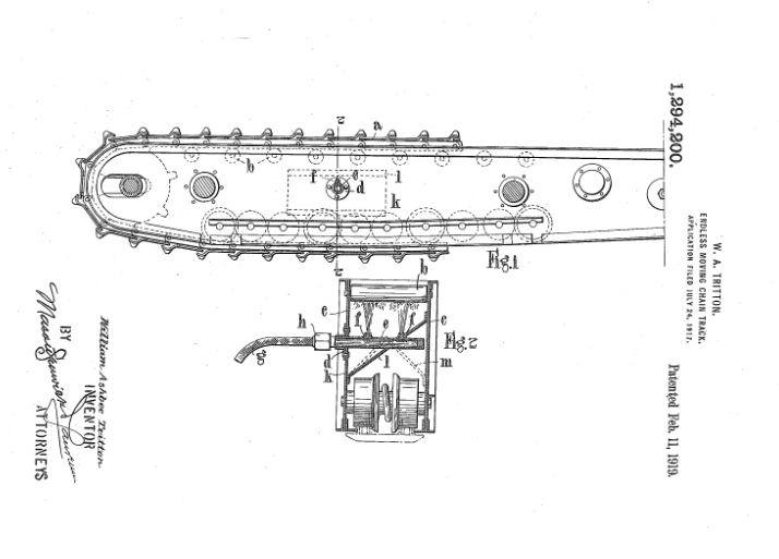 Патент US1294200A