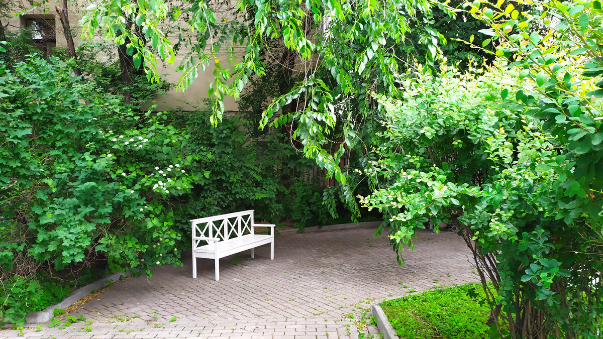 Часть внутреннего дворика за домом 35 по Арбату. Все фото автора статьи.