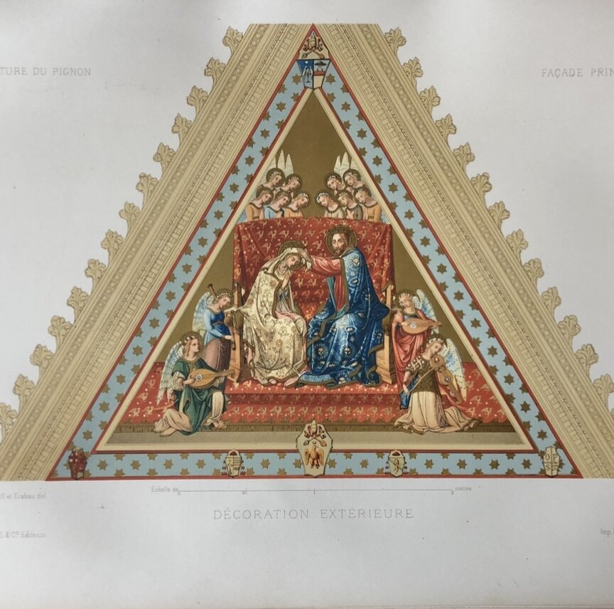 Роспись тимпана собора в Орвието. Альбом Н.Бенуа, А. Резанова, А. Кракау