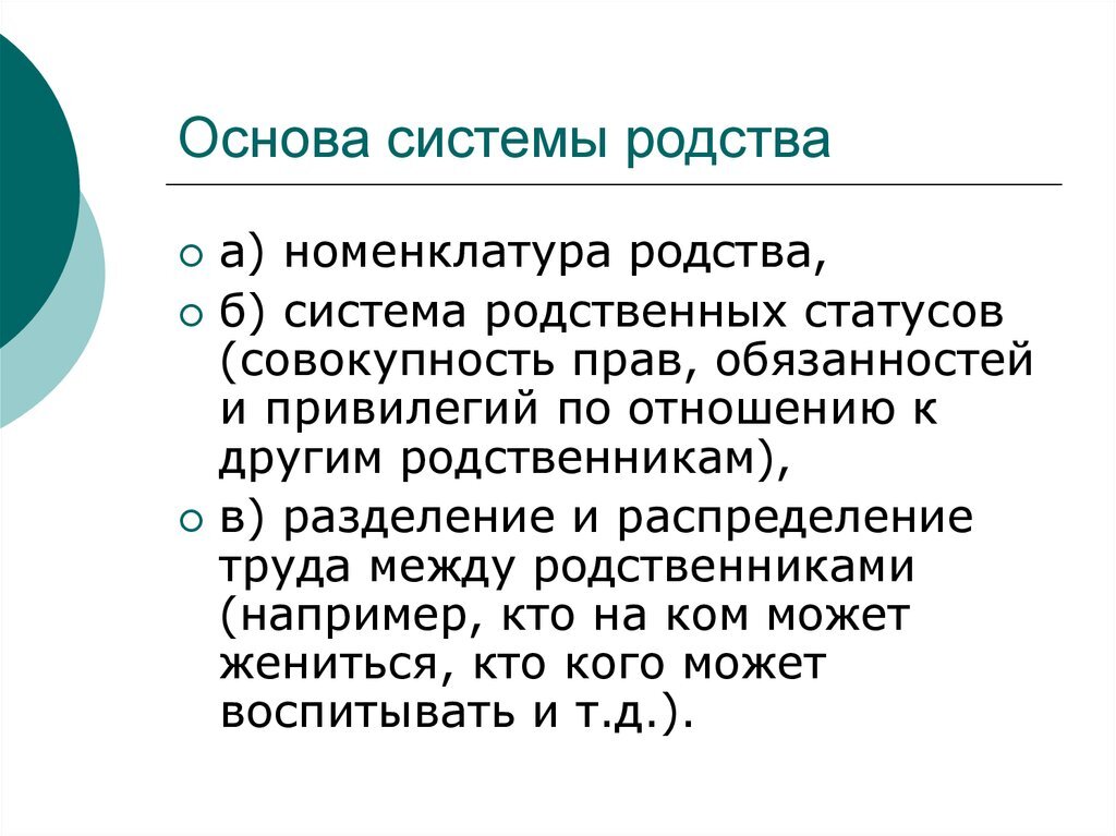 Факты состояния родства. Система родства. Гавайская система родства. Алгебра родства. Системы родства по Моргану.