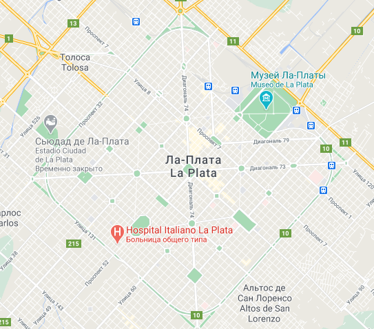 Карта Ла-Платы