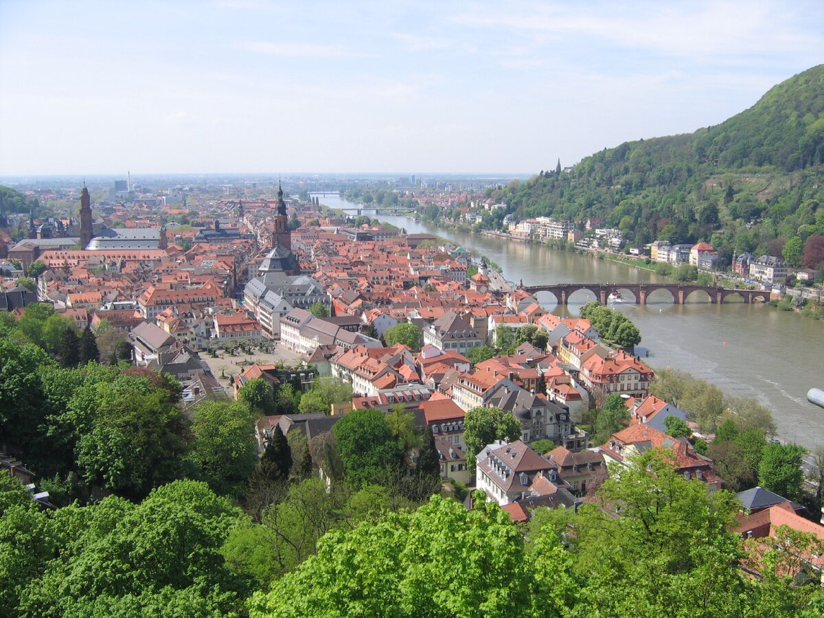 Heidelberg, Deutschland. Немецкая деревушка аж с университетом. 