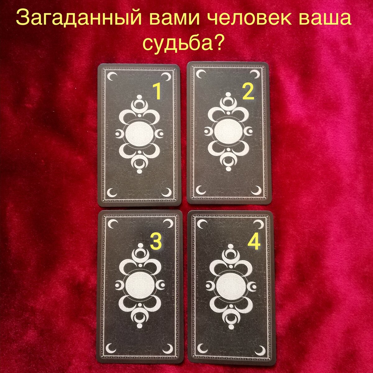 Выберите одну карту 