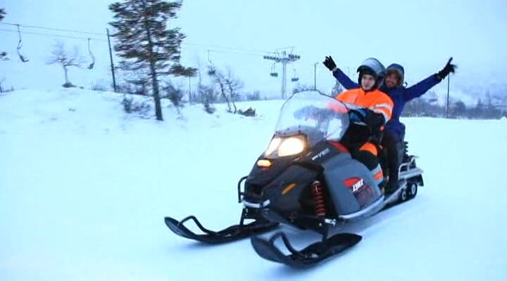 Северное сияние в Лапландии
