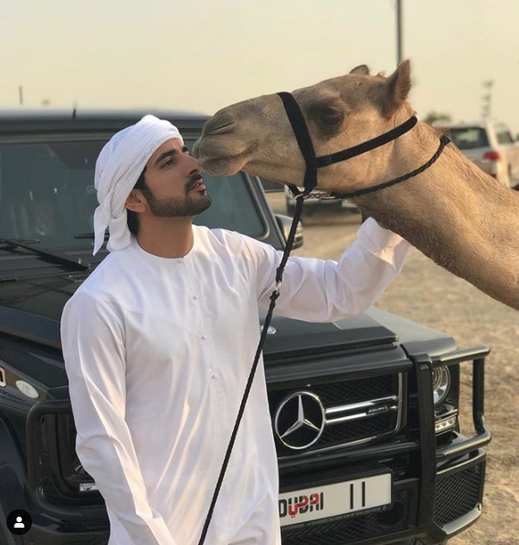 Наследный принц Дубая шейх Хамдан – любитель диких животных и владелец Mercedes-AMG G63 SUV . Фото со страницы шейха в Инстаграм.