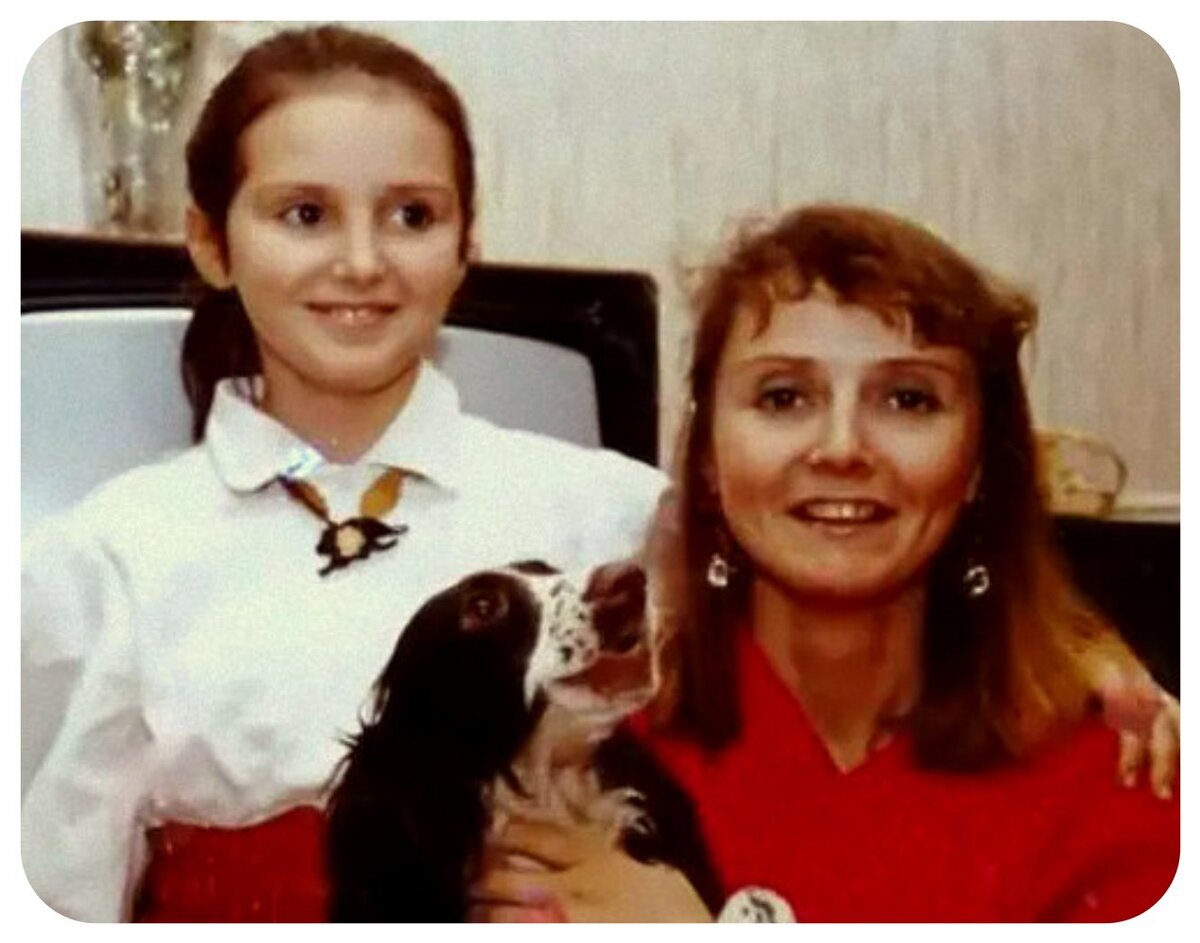 Екатерина Зинченко с дочерью