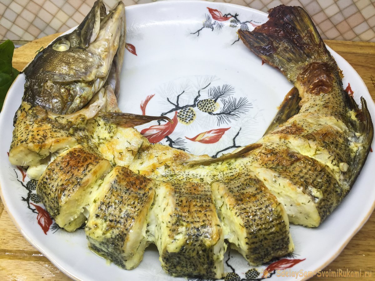 Запеченная щука