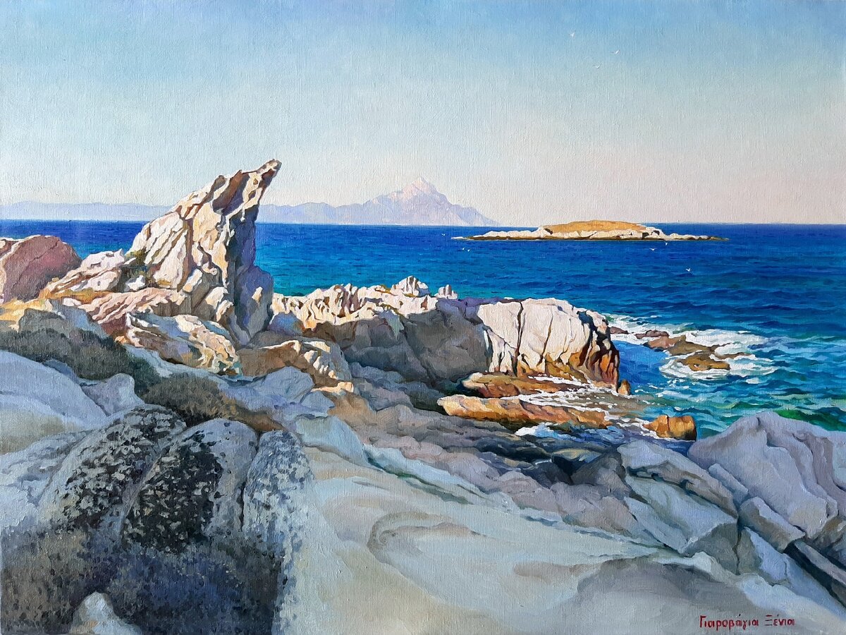 "Планета Эллада", 47*63 cm., холст, масло. 