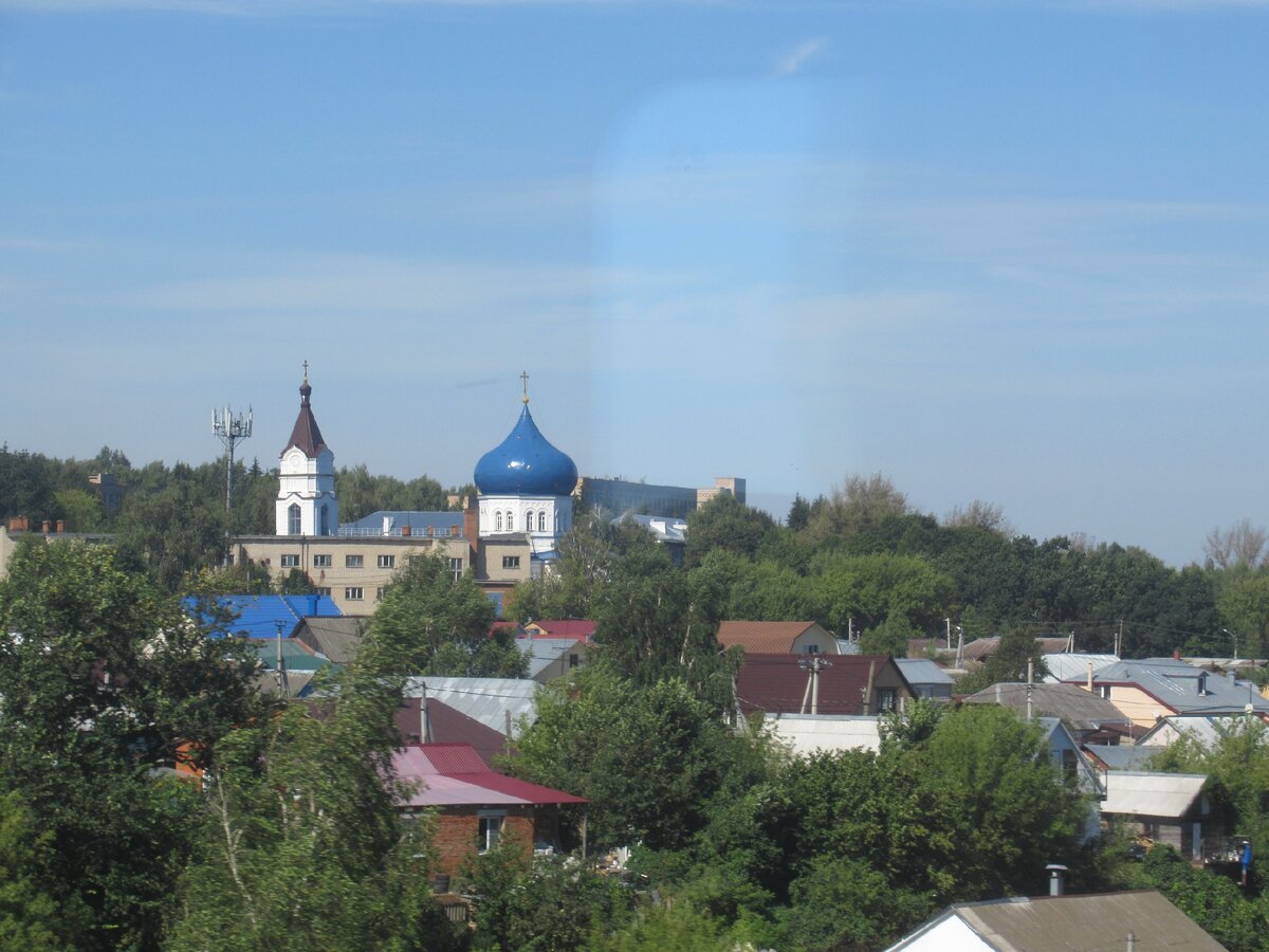 Храм доминирует среди построек Плавска