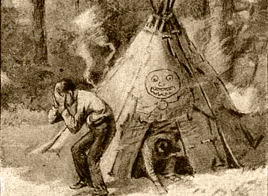 А справа вигвам  стоит.