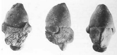 Голова божества в шлеме, найденная в Иерусалиме (VIII-VII вв. до н.э.)