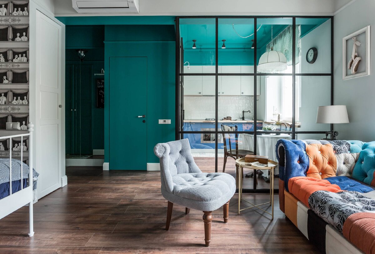 Балетная квартира для краткосрочной аренды. Фото Houzz