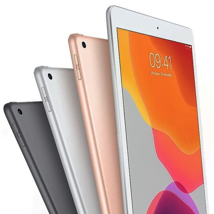 Доступные расцветки iPad .