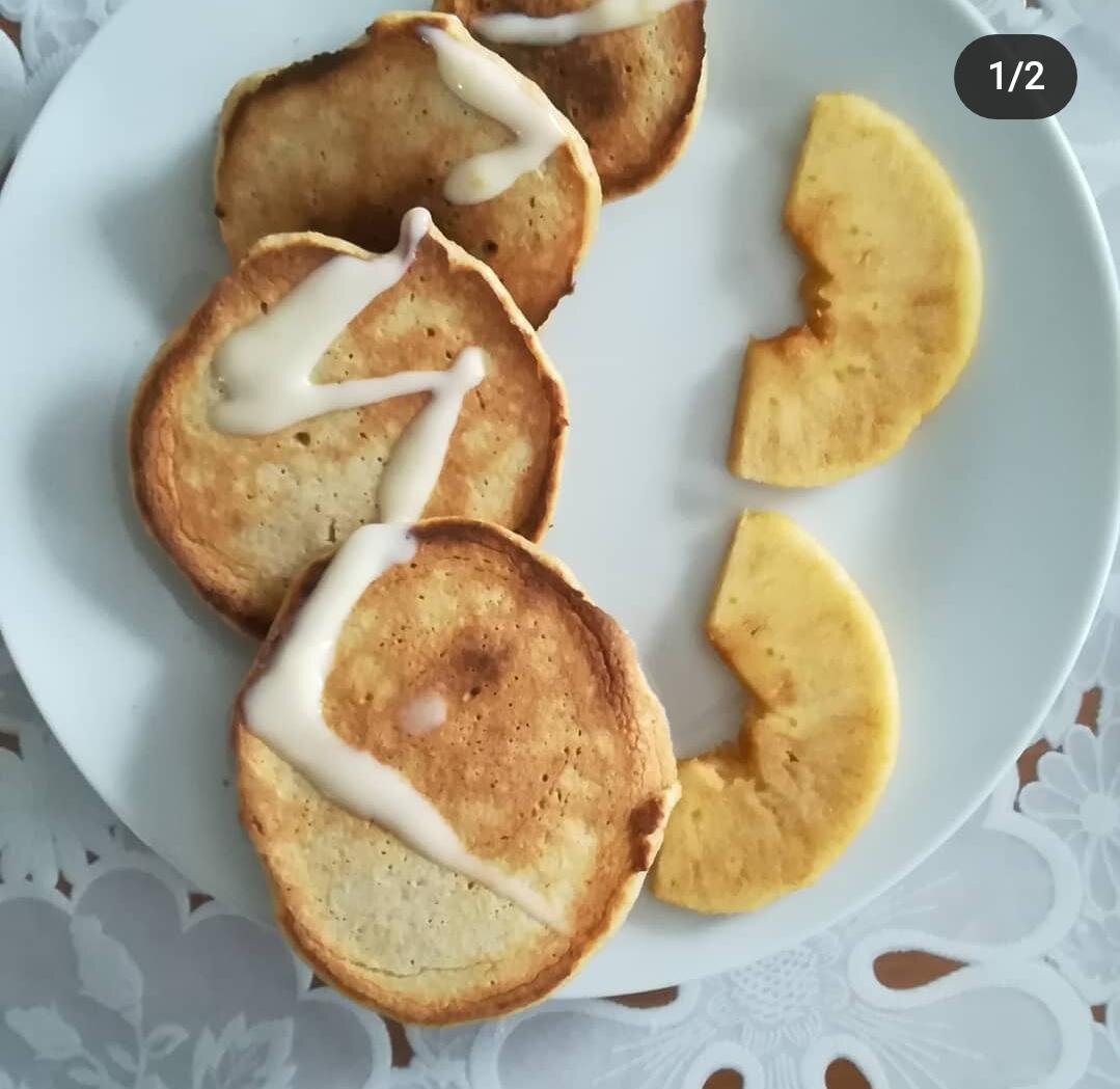 Оладушки с йогуртом тоже очень вкусно 🤤