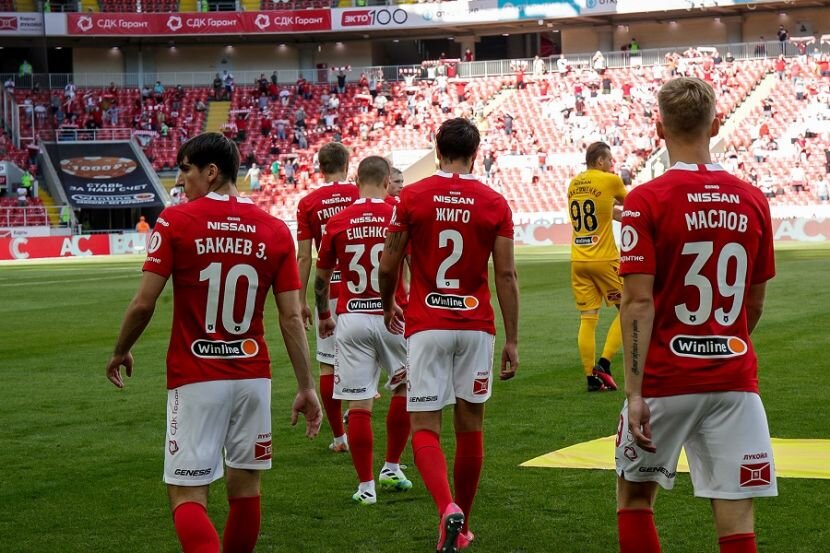 Игроки "Спартака". Источник: https://www.sport.ru