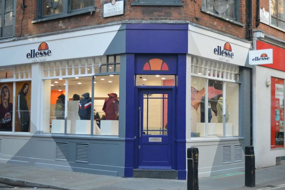 Магазин "Ellesse" в наше время