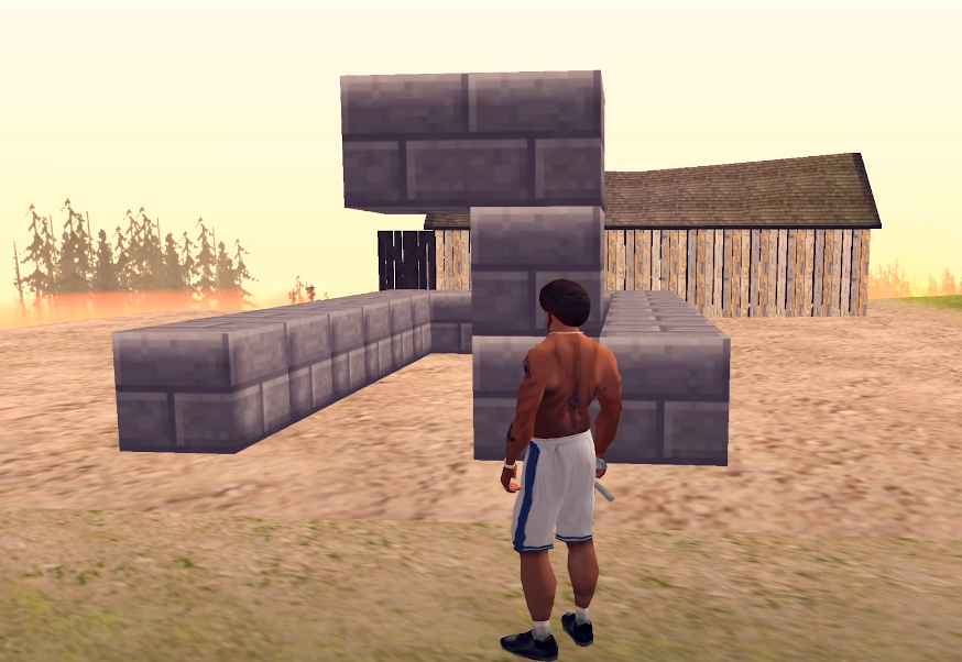 Minecraft mod для GTA San Andreas.