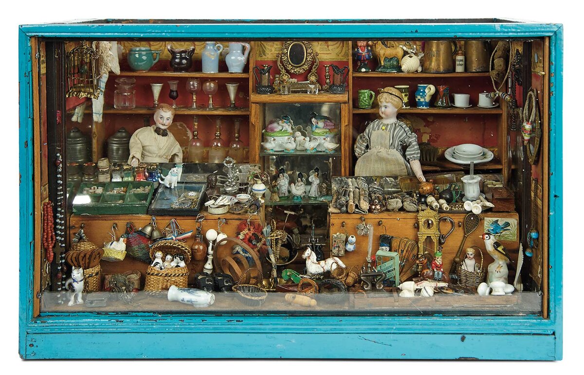 Игрушечный магазин, 1860-1880г