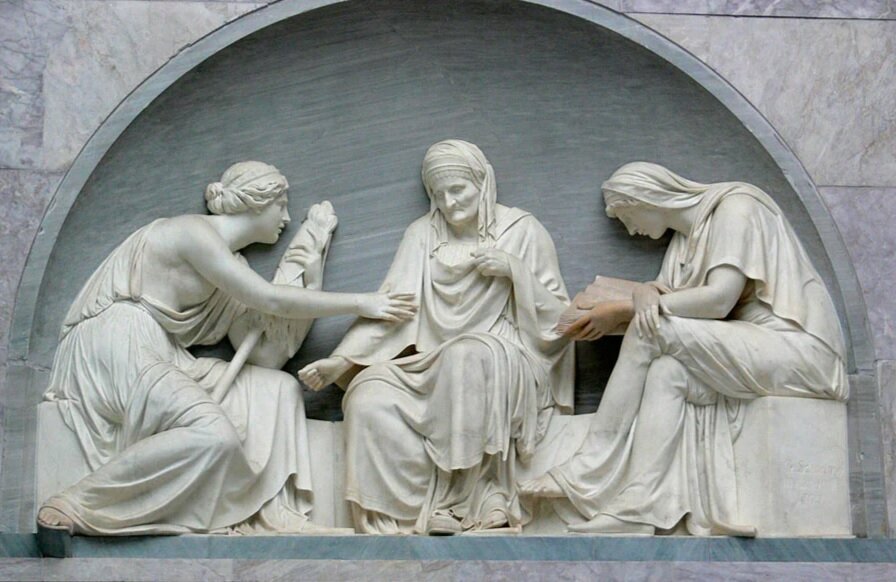 ИОГАНН ГОТФРИД ШАДОВ, ЖАН ПЬЕР АНРИ ТАССАР. "ТРИ МОЙРЫ".