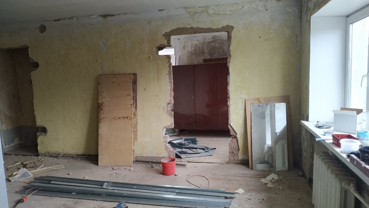 Состояние квартиры перед началом перепланировки