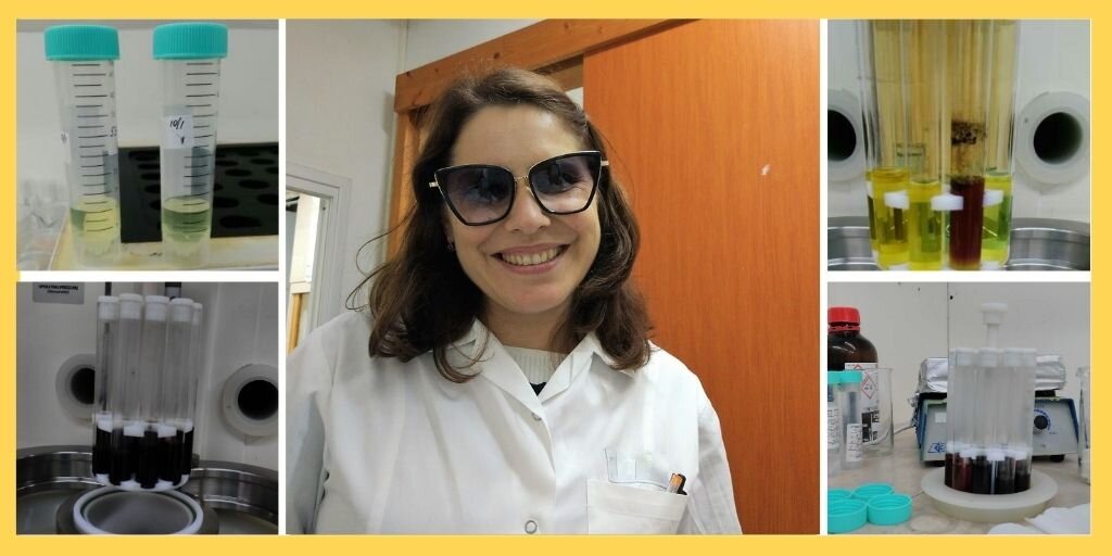 Это я в лаборатории примеряю чьи-то очки.