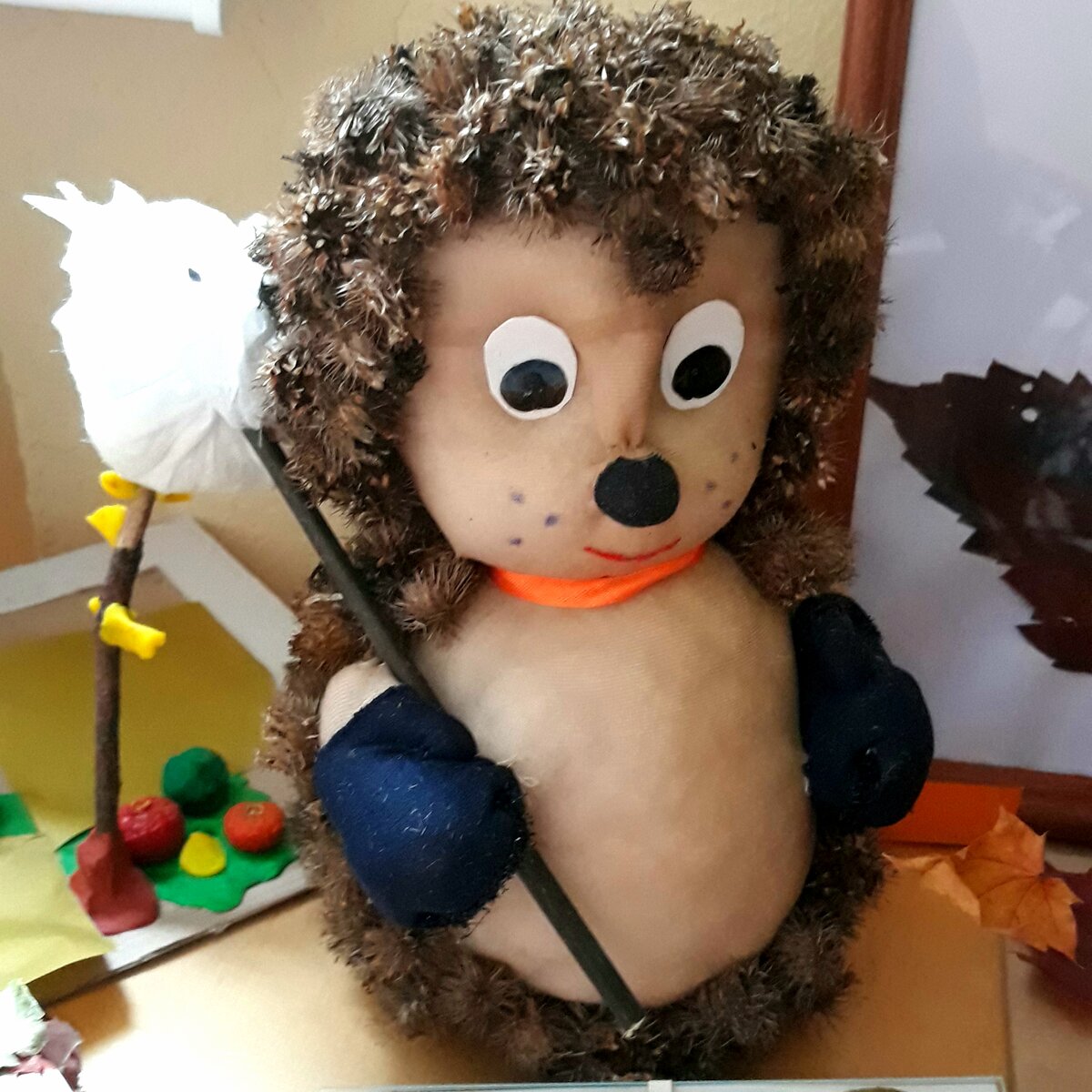 Одна из работ на выставке осенних поделок 