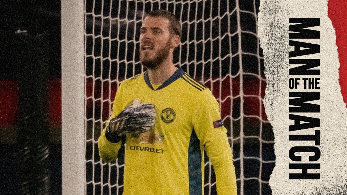 Давид де Хеа признан лучшим игроком матча