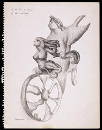 Леонора Каррингтон. "Я  любительница велосипедов". С сайта   www.wikiart.org.ru