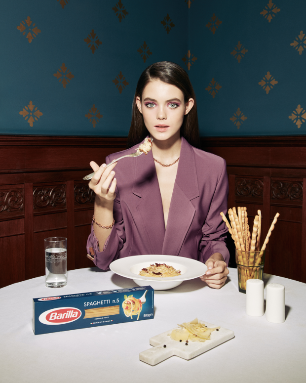 Рекламная компания Barilla в стиле Fashion