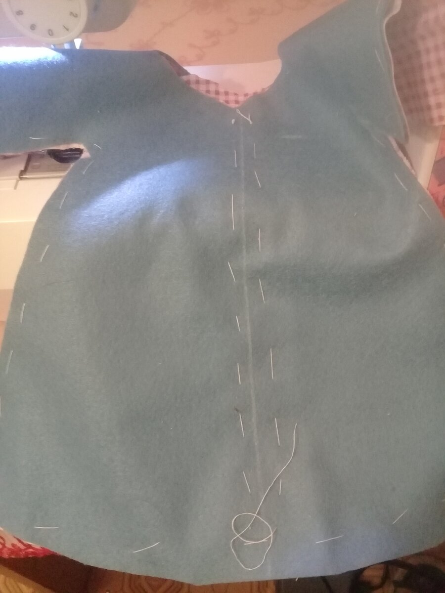 Крой сметан с подкладкой