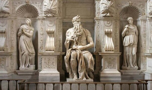 Скульптуры Микеланджело в San Pietro in Vincoli