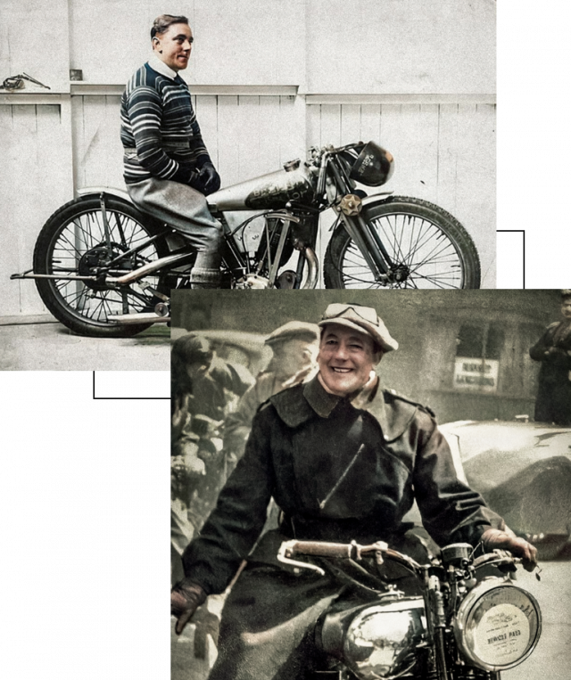 Джордж Браф. Фото https://www.broughsuperiormotorcycles.com/