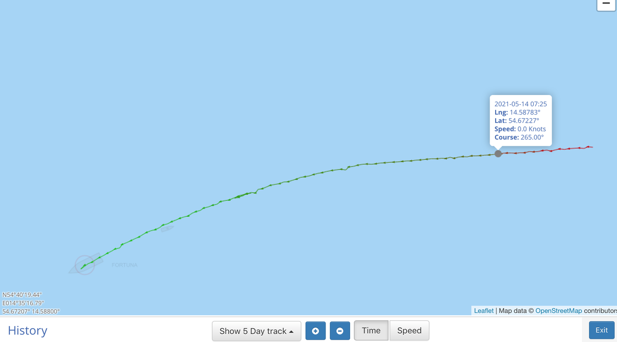 ТУБ "Фортуна" 14-го мая утром, из открытых источников