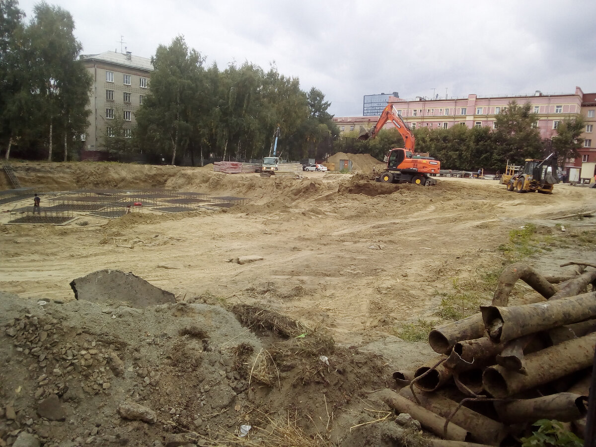Строительство нового здания школы 54