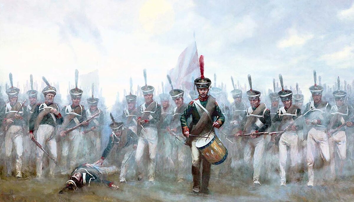 Русские солдаты Бородино 1812 года