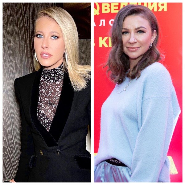 Ксения Собчак и Елена Блиновская.