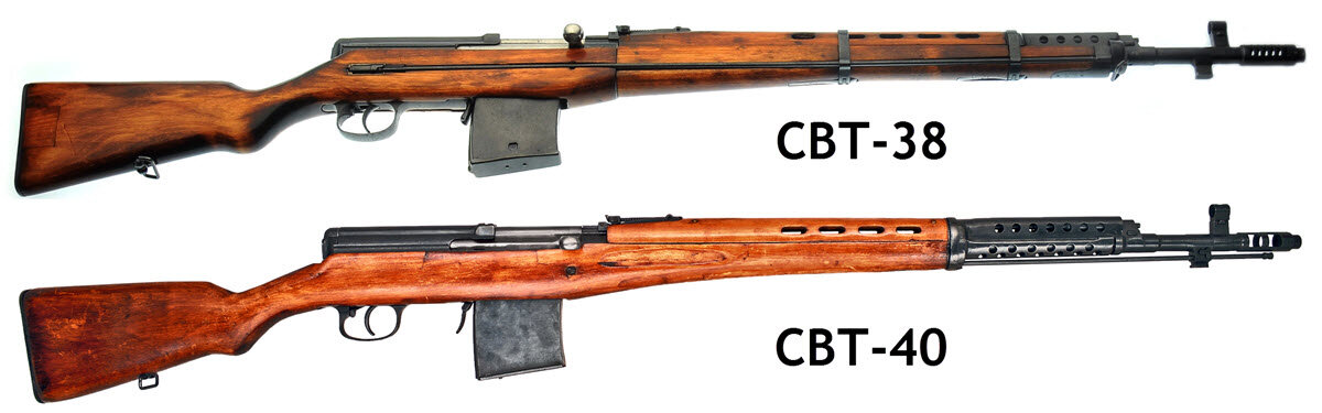 7,62-мм самозарядные винтовки системы Токарева обр.1938 и 1940 гг.
