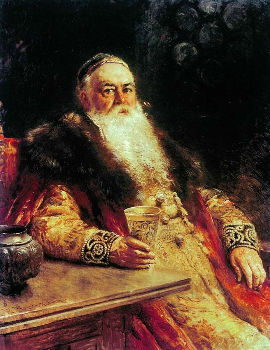 Борис Иванович Морозов, худ. Константин Маковский