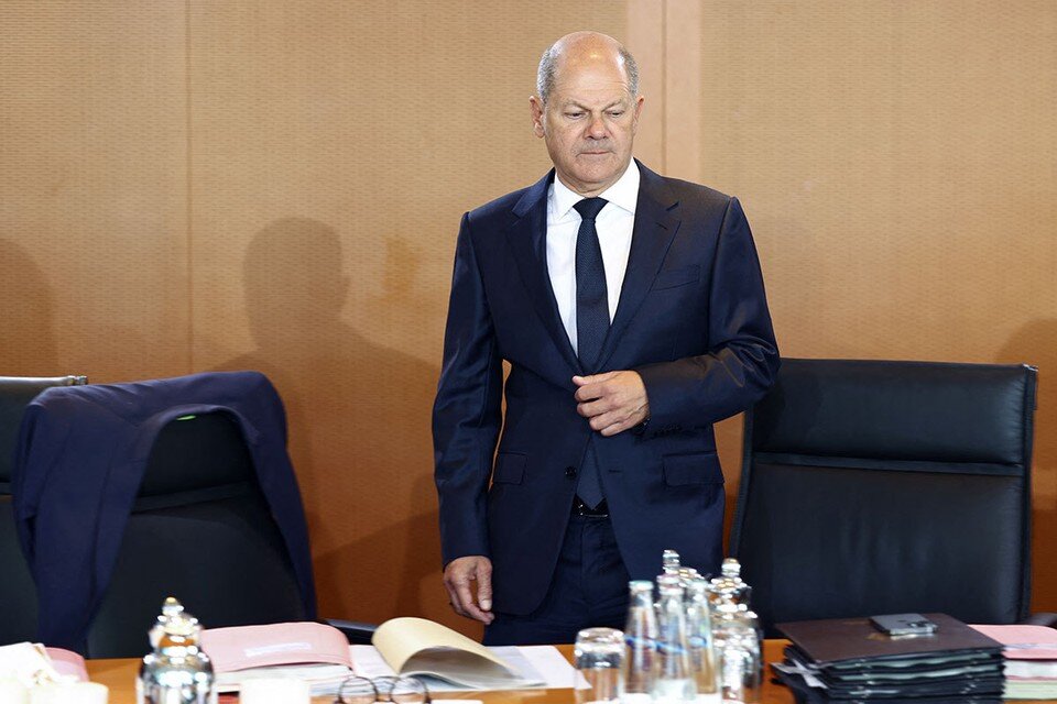     Олаф Шольц раздосадован, что российский президент не поменял своей позиции по украинскому вопросу.  REUTERS