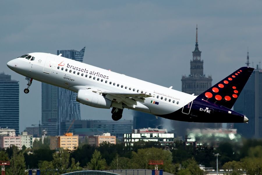 Бельгийская Brussels Airlines вывела из своего парка все региональные самолёты и сделала ставку на использование арендованных у CityJet российских SSJ100
