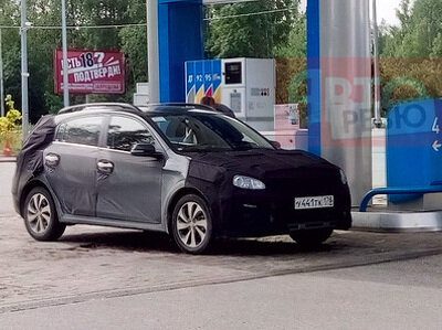 Kia Rio Cross в камуфляже. Фото взято с Вести.ру