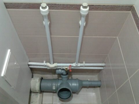 Схема дачного поливочного водопровода из труб ПНД